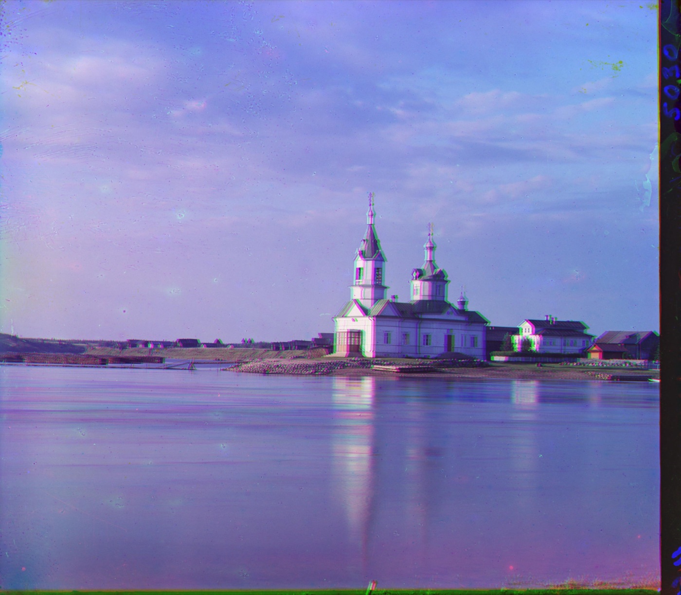 colorized church